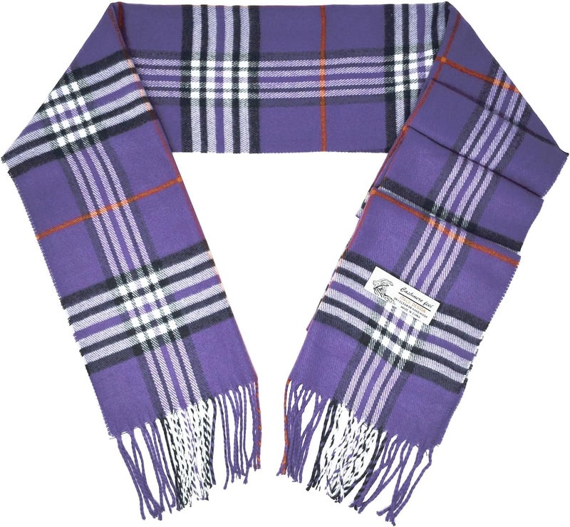Glory Max Unisex Classic Tartan Plaid Winter Scarf Soft Cashmere Feel 72"x12" - Image 2